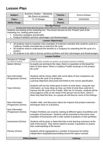 Marketing Mix - Interview lesson