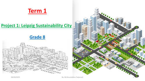 STEM or STEAM Project 1:  Sustainability City for Grade 6/7/8 or Year 7/8/9