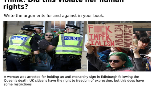 Edexcel Citizenship Theme A L16 Why are there debates about freedom of speech?