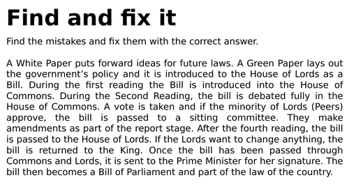 Edexcel Citizenship Theme B L15 How are we governed?