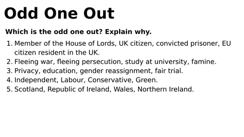 Edexcel Citizenship Theme C L3&4 What are the sources of the law?