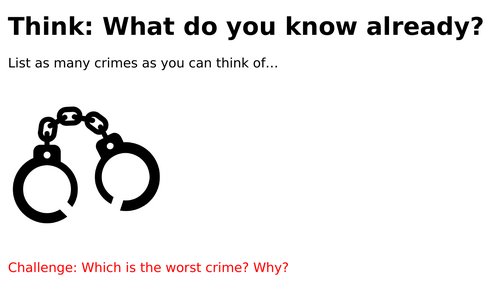 Edexcel Citizenship Theme C L5 What is the difference between criminal and civil law?