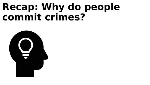 Edexcel Citizenship Theme C L18 How can we reduce crime?