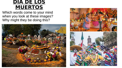 Day of the Dead Lesson: Scavenger Hunt + Sugar Skull Writing/Drawing