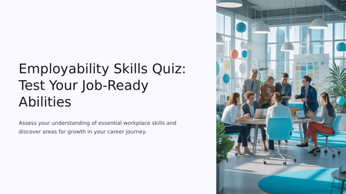 Employability Skills Quiz