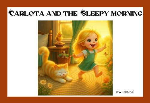 Phonics Reading aw sound words. Story and supporting image.