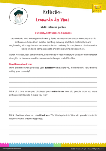 Leonardo da Vinci - personal reflections