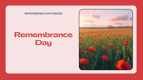 Remembrance Day Assembly PowerPoint – KS1 & KS2