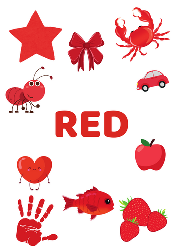 I Spy the Colours Worksheet English Language Arts in Colorful Style