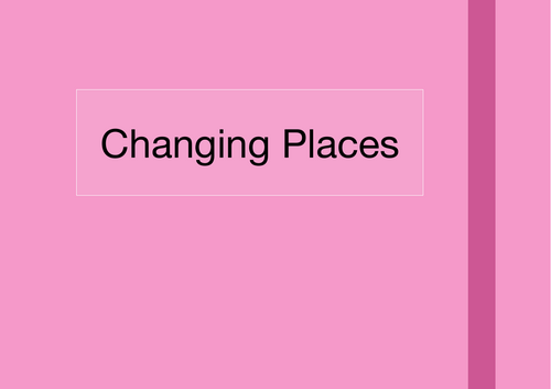 AQA A-level Geography Mind Map Pack - 3.2.2 Changing Places