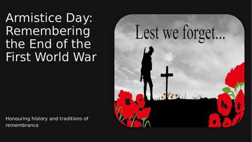 Remembrance Day / Armistice Day Assembly – KS3 & KS4