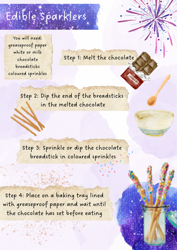 Celebration Recipe - Edible Sparklers