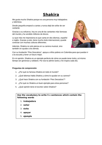 Celebrity Culture - Shakira