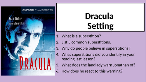 Dracula (Play) - Gothic Setting (Act 1 Scene 1)
