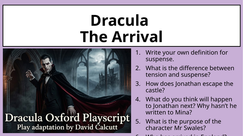 Dracula (Play) - Dracula Arrives (Act 2 Scene 1&2)
