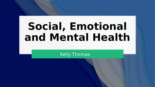 Staff training SEMH in school