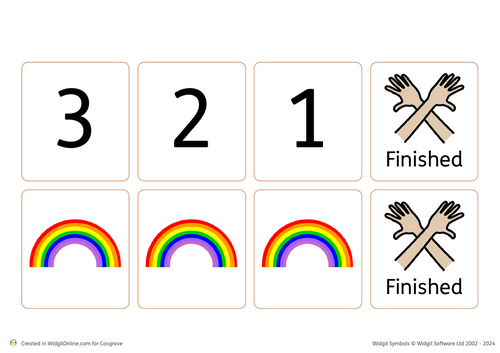 Countdown Rainbow Visual