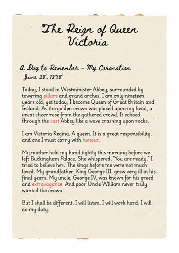 Victorians Reading Comprehension Pack