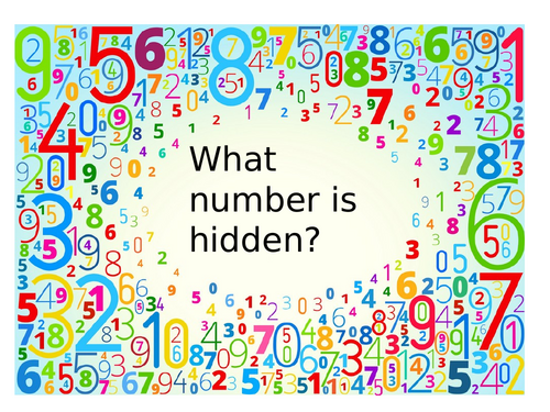 Guess the Hidden Number! (Numbers & Shapes PPT) | Teaching Resources