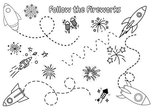 Fireworks fine motor