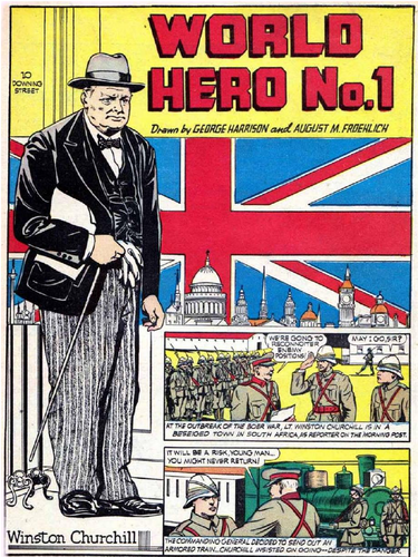 Winston Churchill Comic History
