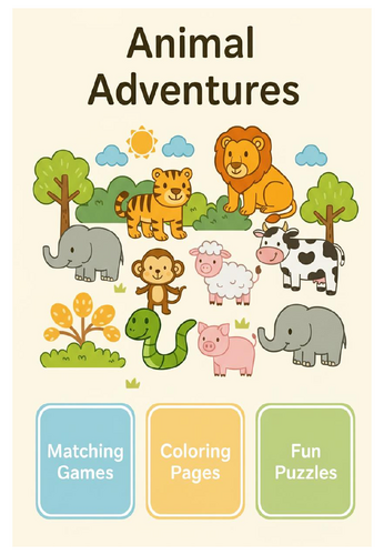 Wild/ Jungle Animal Activity