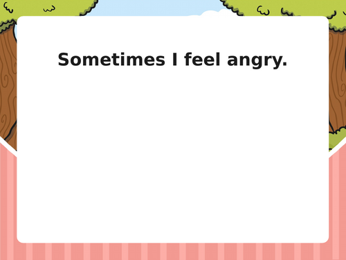 social story when I get angry