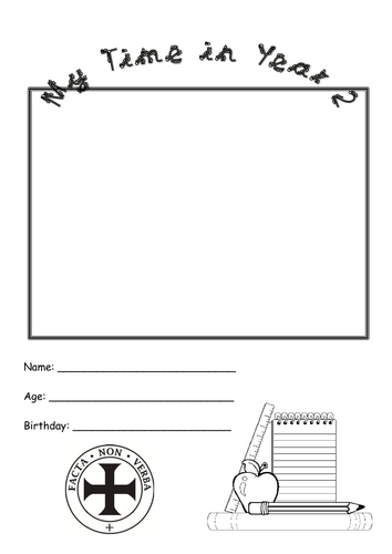 End of year- year 2 booklet