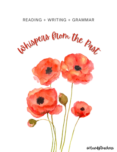Reading Comprehension, Grammar and Writing Bundle for Remembrance Day