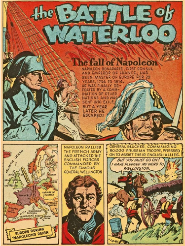 The Battle of Waterloo Comic History