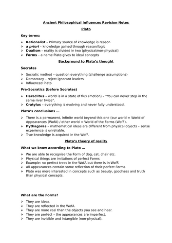 OCR A-level Religious Studies Philosophy ALL REVISION NOTES