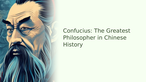 Confucius and Confucianism Slideshow Presentation