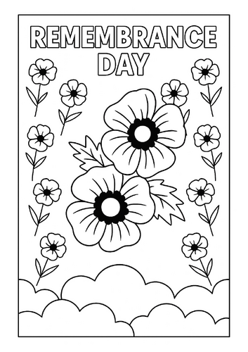 Remembrance Day Colouring Pages – KS1 & KS2 Activity Pack