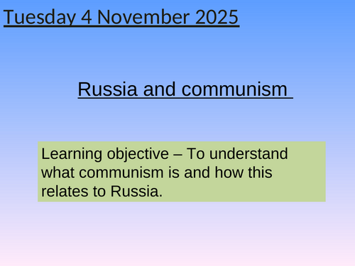 Y9 - Conflict in the 21st Century