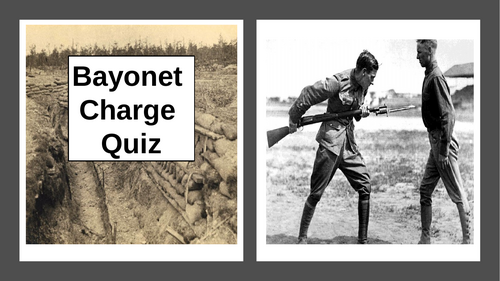 Bayonet Charge Quiz - Power and Conflict Poetry Anthology