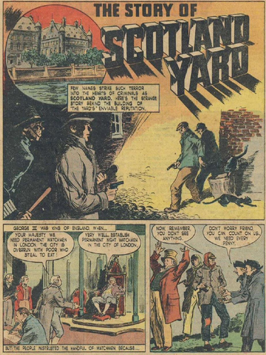 Scotland Yard History Comic