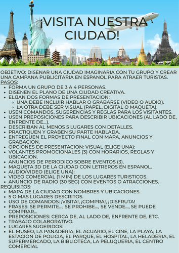 ¡VISITA NUESTRA CIUDAD!