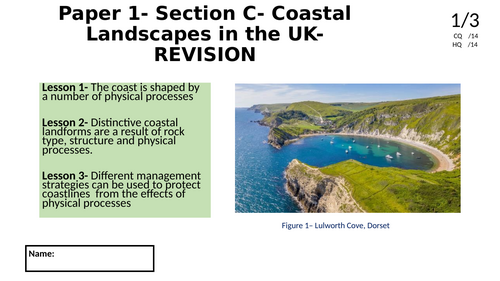 Geography GCSE Revision: Coasts