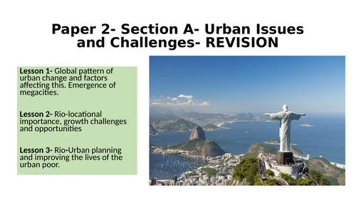 Geography GCSE Revision: Urban Challenges in Rio