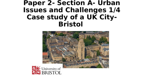 Geography GCSE Revision: Urban Change in Bristol