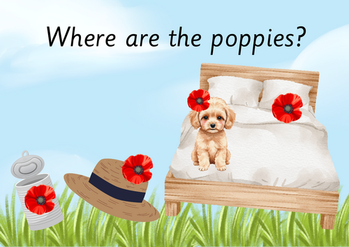 Poppy / Remembrance Day CVC Writing