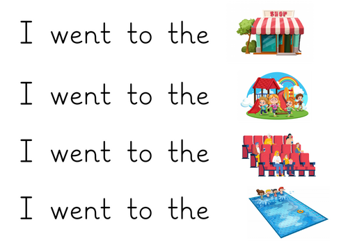 EYFS & KS1 Diary / Sentence Prompts