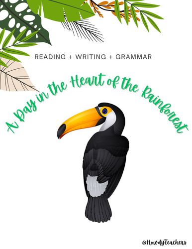 Rainforest Ecosystem Science Reading Comprehension Bundle | Grammar and W