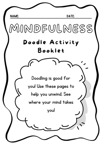 Mindfulness Doodle Booklet