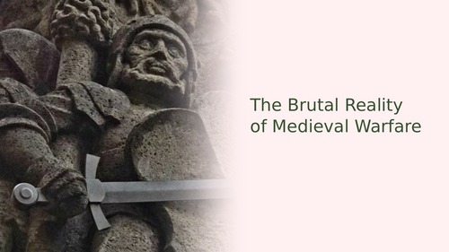 Medieval Warfare Slideshow Presentation