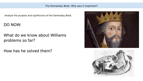 The Domesday Book - Why was it important - Norman England