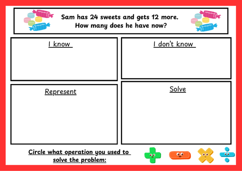 Addition word problem worksheets