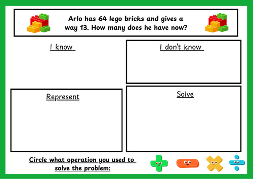 Subtraction word problem worksheets