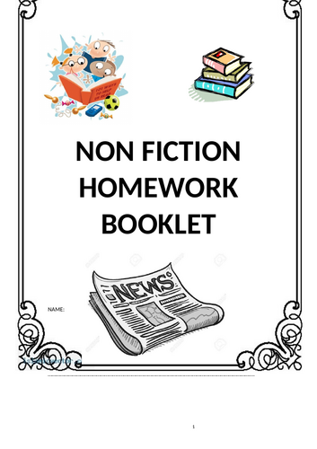 KS3 Non Fiction Homework Booklet