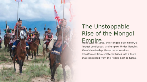 Rise and Fall of the Mongol Empire Slideshow Presentation